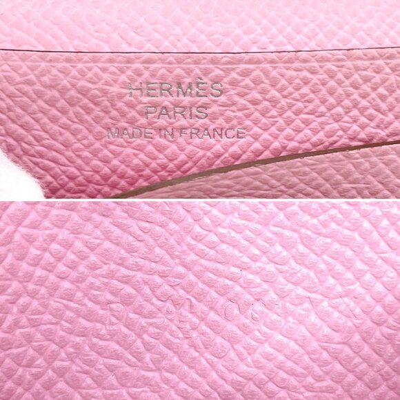 HERMES Yellow Leather Wallet - Picture 7 of 12